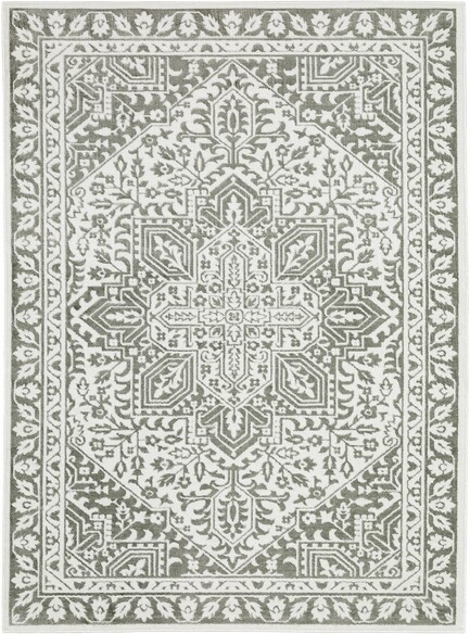 Oriental Weavers Montecito 1101W Grey and  White