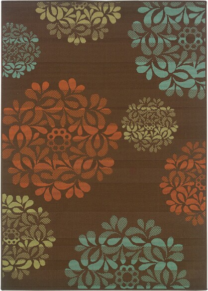 Oriental Weavers Montego 2635N Brown and  Blue