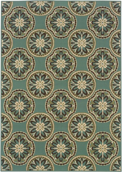 Oriental Weavers Montego 8323L Blue and  Ivory