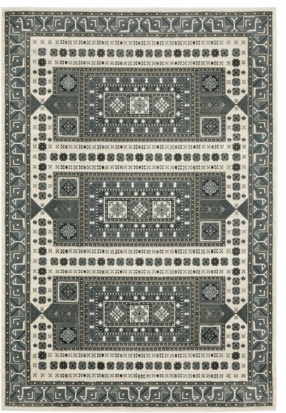 Oriental Weavers Raylan RAY01 Grey and  Blue