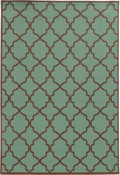 Oriental Weavers Riviera 4770A Blue and  Brown