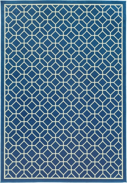 Oriental Weavers Riviera 4771G Blue and  Ivory