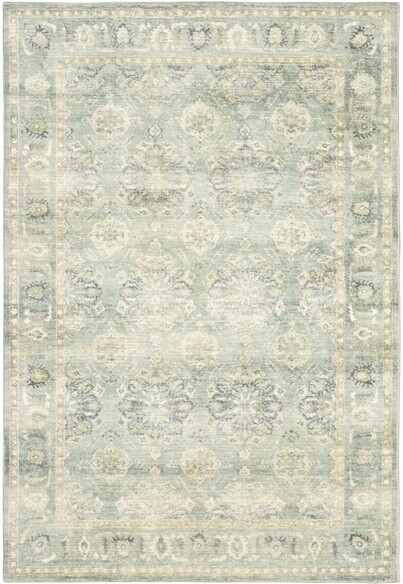 Oriental Weavers Savoy 28107 Blue and Ivory