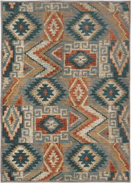 Oriental Weavers Sedona 5937D Blue and  Multi