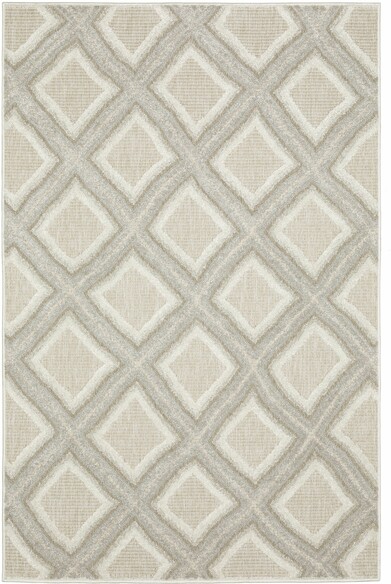 Oriental Weavers Tangier TAN04 Grey and  Beige