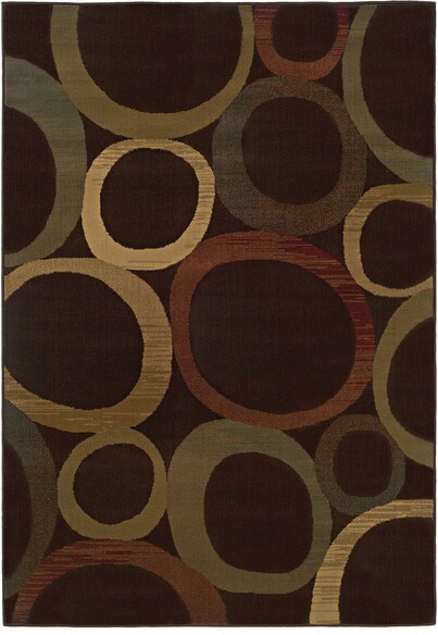 Oriental Weavers Tybee 2361D Brown and  Beige