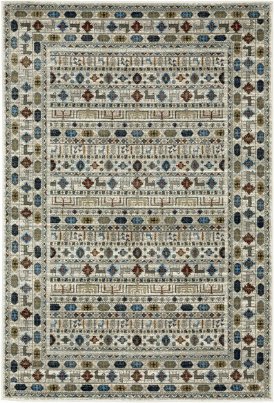 Oriental Weavers Venice 248W8 Ivory and  Multi