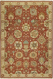 Oriental Weavers Angora 12303 Rust and  Ivory