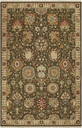 Oriental Weavers Angora 12304 Green and  Ivory