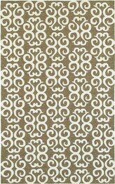 Oriental Weavers Atrium 51108 Brown and  Ivory