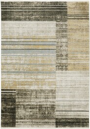 Oriental Weavers Bauer 090N2 Beige and  Charcoal