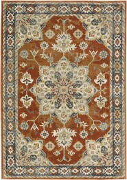 Oriental Weavers Branson BR04A Rust and  Beige