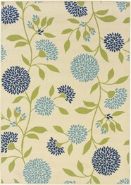 Oriental Weavers Caspian 8327Y Ivory and  Green