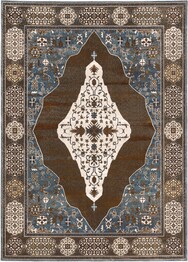 Oriental Weavers Ellington ELL06 Rust and  Blue