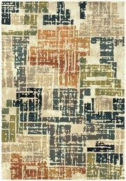 Oriental Weavers Evandale 9836A Orange and  Grey