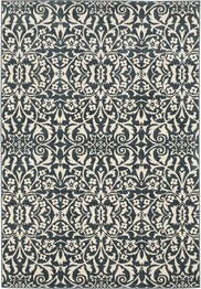 Oriental Weavers Fiona 5501B Blue and  Ivory