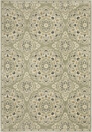 Oriental Weavers Florence 4334E Sage and  Ivory