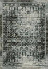 Oriental Weavers Gemini 070N2 Charcoal and  Grey