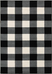 Oriental Weavers Georgia 678D0 Black and  Ivory