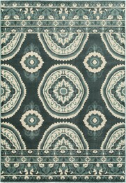 Oriental Weavers Jayden 7415B Blue and  Ivory