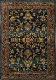 Oriental Weavers Kharma 836F4 Blue and  Red