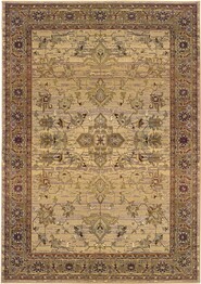 Oriental Weavers Kharma 836Y1 Beige and  Green