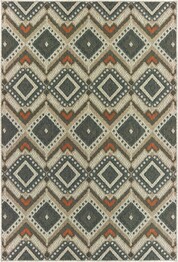 Oriental Weavers Latitude 002X3 Grey and  Orange