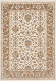 Oriental Weavers Maharaja 5091Q Rust and  Ivory