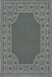 Oriental Weavers Marina 1247X Grey and  Ivory