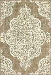 Oriental Weavers Marina 5929J Tan and  Ivory