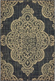 Oriental Weavers Marina 5929K Black and  Tan