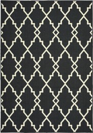 Oriental Weavers Marina 7763K Black and  Ivory