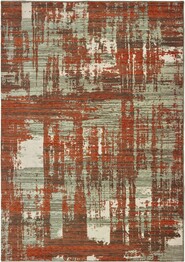 Oriental Weavers Montage 5990Z Grey and  Rust