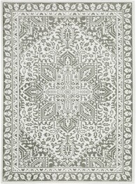 Oriental Weavers Montecito 1101W Grey and  White