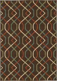 Oriental Weavers Montego 896N6 Brown and  Ivory