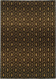 Oriental Weavers Parker 5845B Black and  Beige