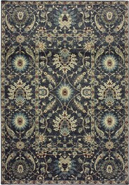 Oriental Weavers Raleigh 022K5 Navy and  Ivory