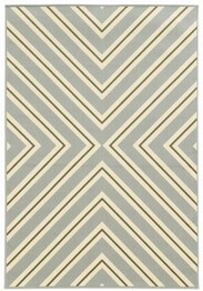 Oriental Weavers Riviera 4589P Grey and  Ivory