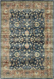 Oriental Weavers Sumter SUM04 Blue and  Rust