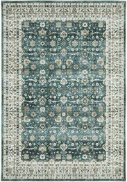 Oriental Weavers Sumter SUM08 Teal and  Ivory