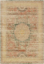 Oriental Weavers Toscana 9564A Ivory and  Orange