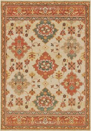 Oriental Weavers Toscana 9570A Ivory and  Orange