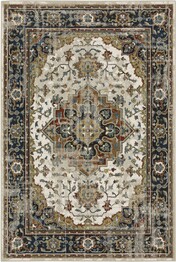 Oriental Weavers Venice 054X8 Beige and  Blue