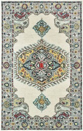 Oriental Weavers Zahra 75505 Ivory and  Grey