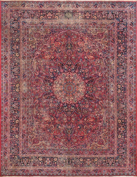 Pasargad Antique Mashad 59738 Burgundy