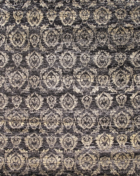 Pasargad Sari Silk Sari Silk PALE1 Black