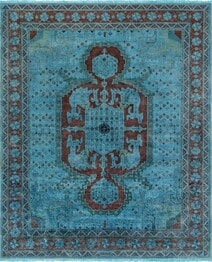 Pasargad Overdyes Overdye 024085 Blue