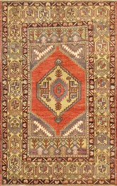 Pasargad Vintage Oushak 046175 Coral