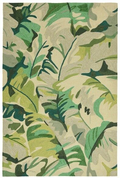 Trans Ocean Capri Palm Leaf Green 1668/06