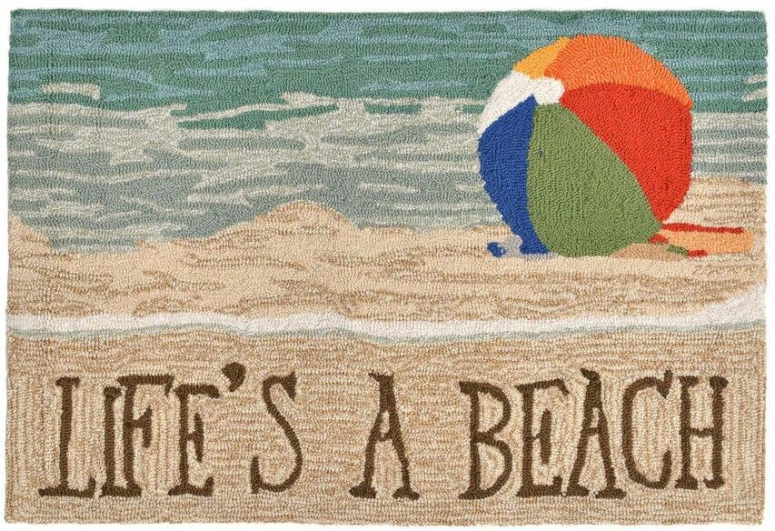 Trans Ocean Frontporch Life's A Beach Sand 1516/12